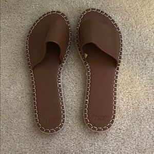 Abercrombie & Fitch Brown Minimalist Sandals